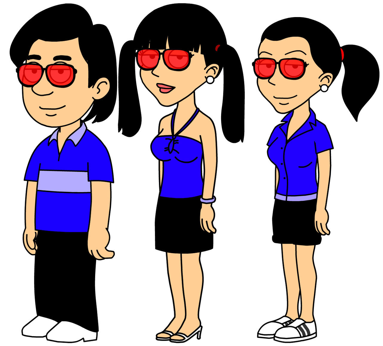 Dark Yellow Bro's Parents and Sister by carlosmenera2020 on DeviantArt