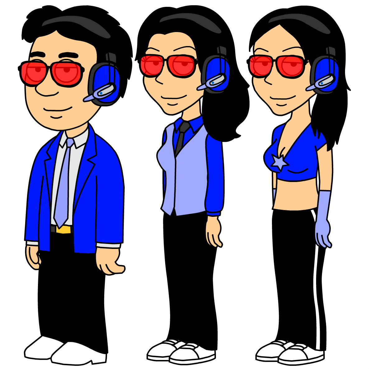Dark Strike Bro's Parents and Sister by carlosmenera2020 on DeviantArt