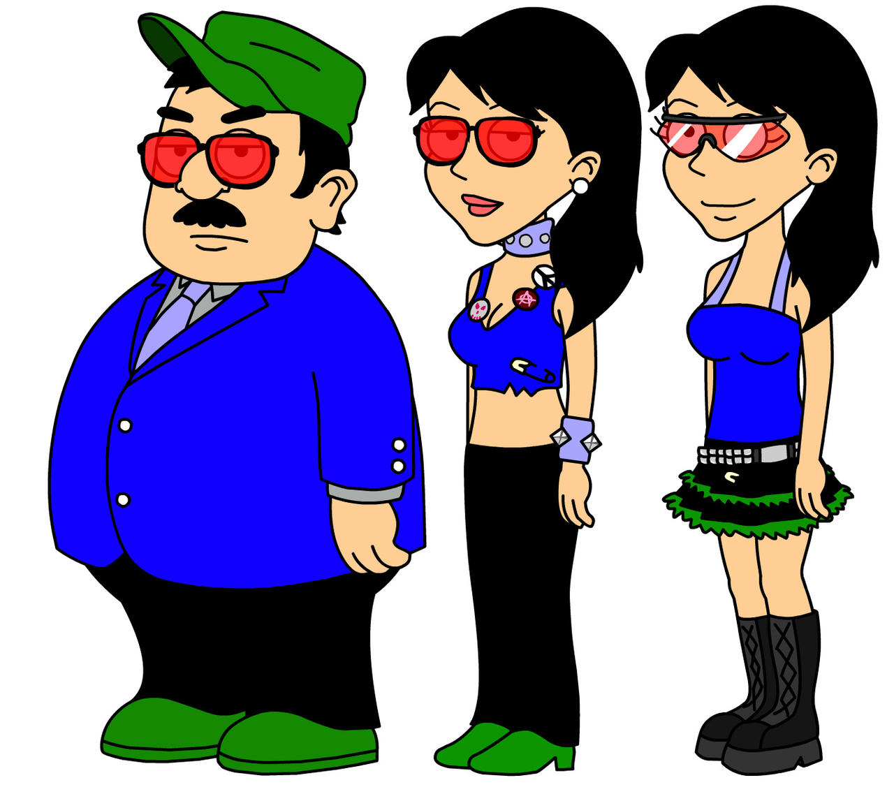 Dark Shell Bro's Parents and Sister by carlosmenera2020 on DeviantArt