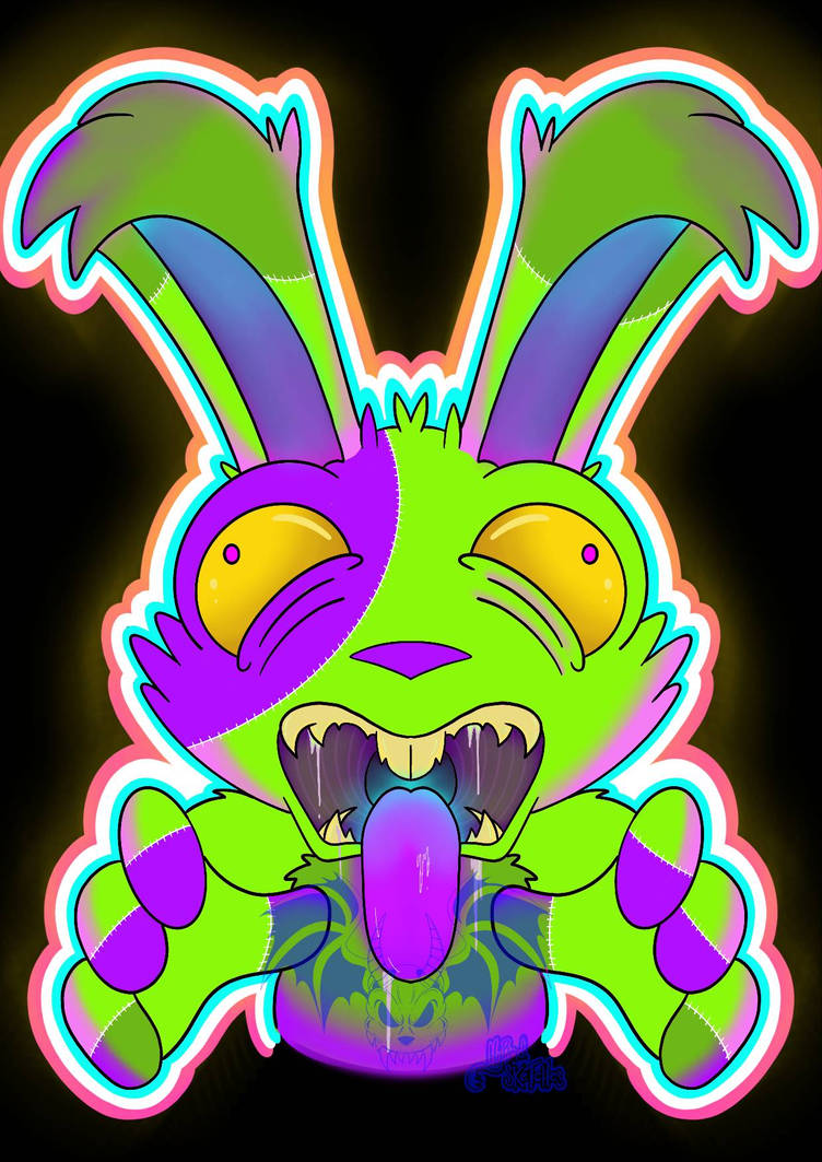 Nucklear Rabbit Nuclear bunny by HybridSketches on DeviantArt