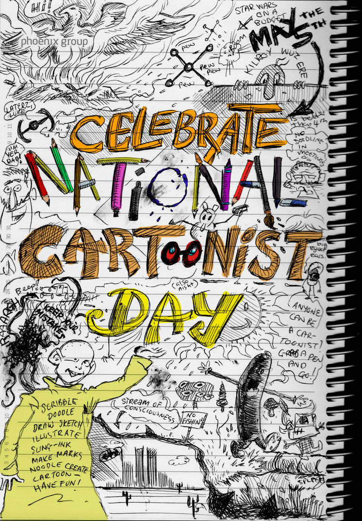 Celebrate National Cartoonist Day by LangSK on DeviantArt Celebrate National Cartoonist Day by LangSK on DeviantArt