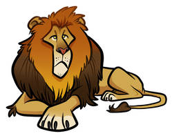 Lion Caricature