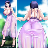 MILF Hinata in a Dress