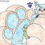 More Playful Fox Paw Fun with Konogo and Bolt