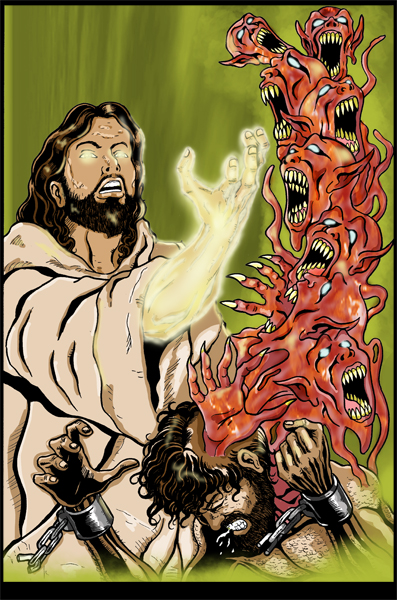 Yeshua Vs Demons.