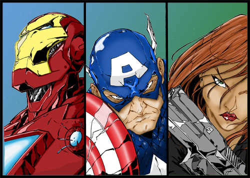 Avengers Part 1 Colours.