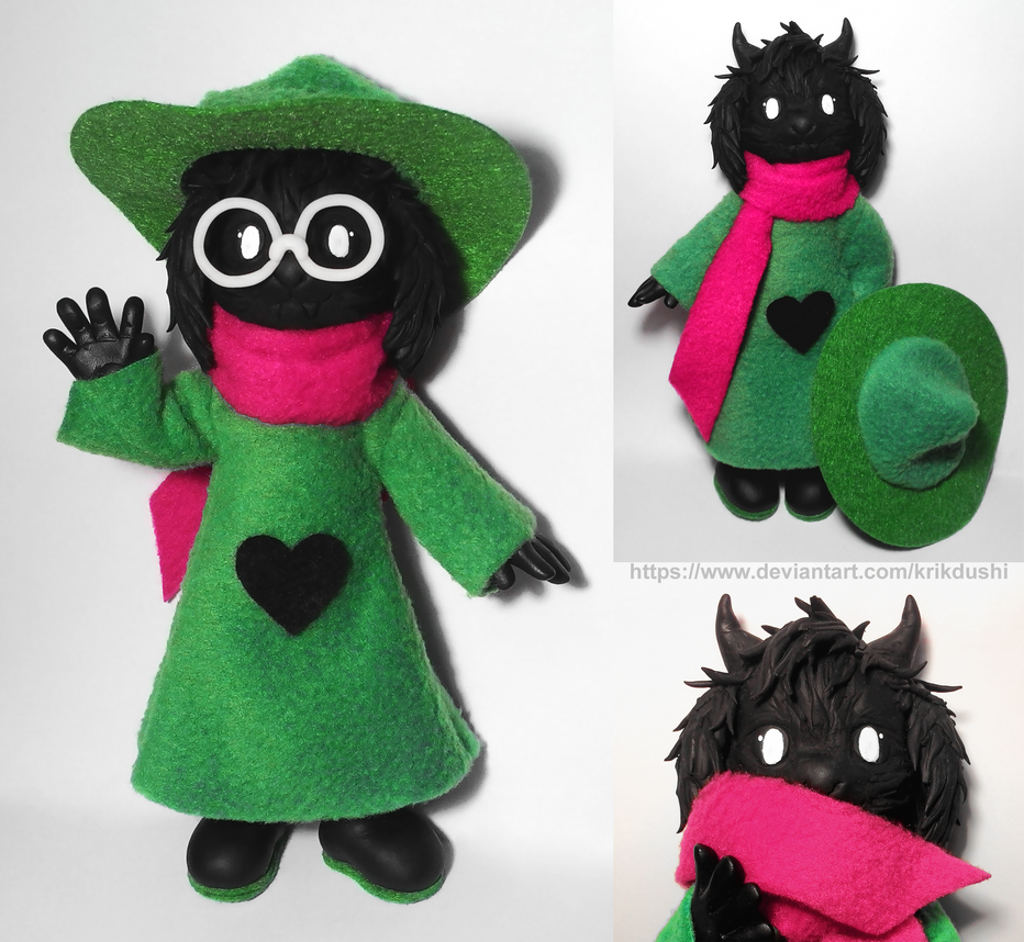 Deltarune Ralsei doll by krikdushi on DeviantArt