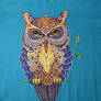 Owl on the T-shirt