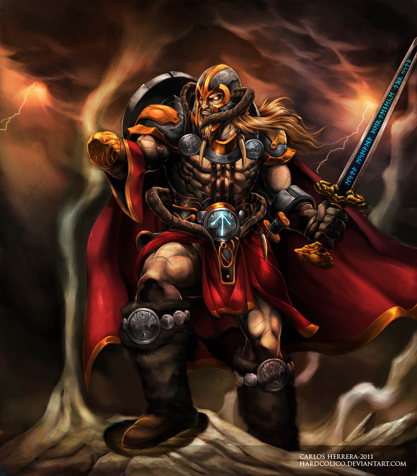 Tyr the north God of War by Chaos-Draco on DeviantArt