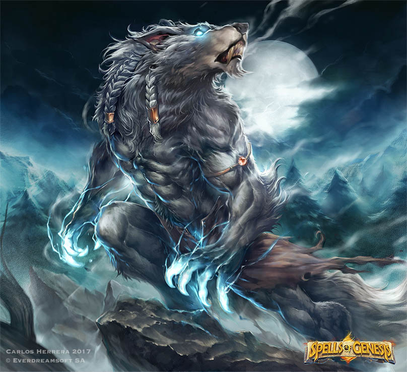 Werewolf Howling by Chaos-Draco