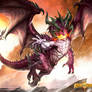Purple dragon rises