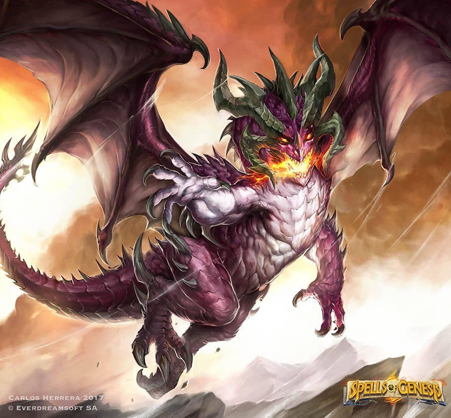 Purple dragon rises by Chaos-Draco on DeviantArt