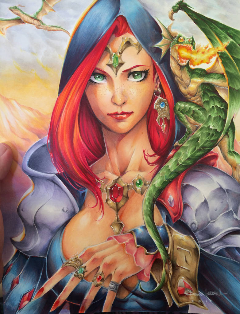 Dragon sorceresses by Chaos-Draco