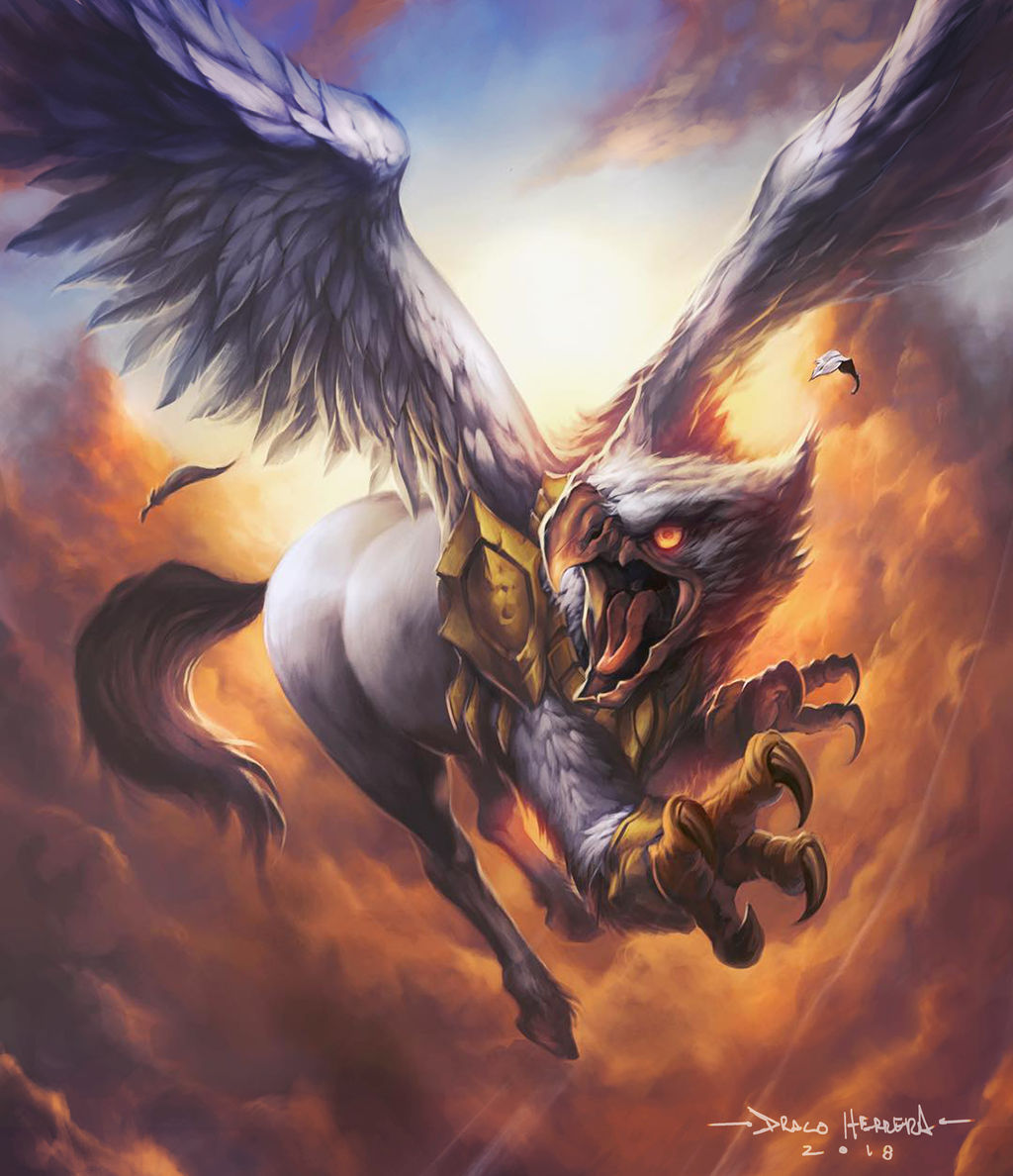 Hipogrifo Sacro for Myl by Chaos-Draco