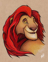 King Mufasa #SixFanArtsChallenge