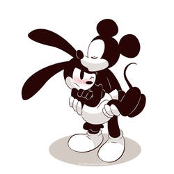 _- mickey X oswald -_