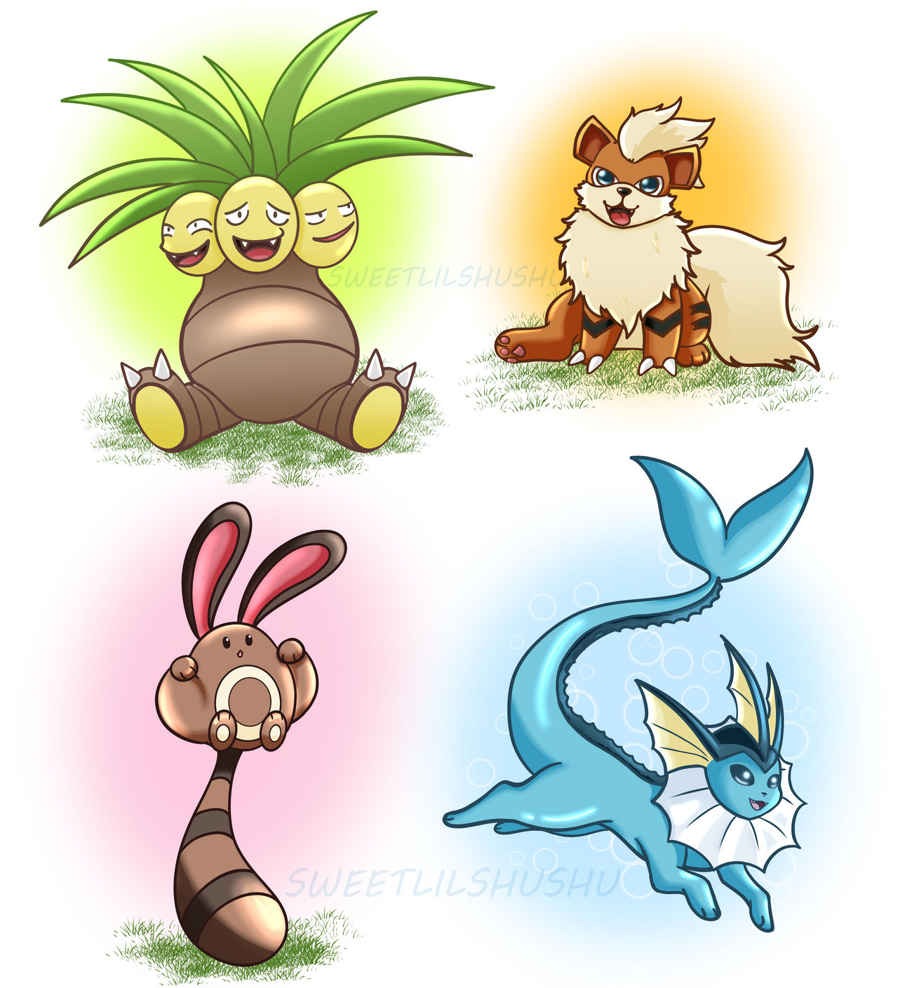 Some Pokemon by SweetlilShushu on DeviantArt