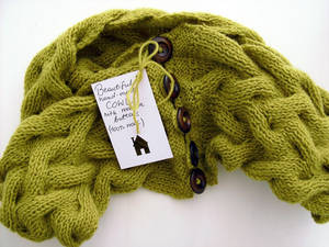 Lemongrass green scarf