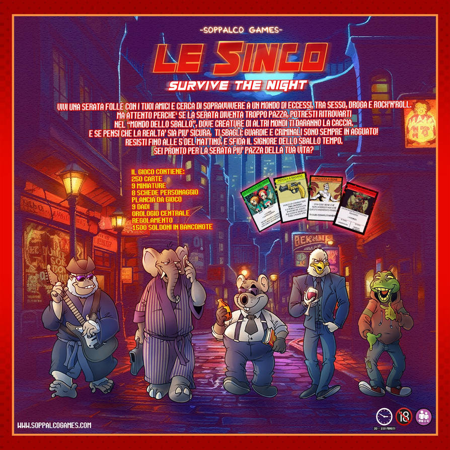 Inco Superstack Night LE 5INCO Survive the NIGHT -BOARDGAME by Zuccarello on DeviantArt