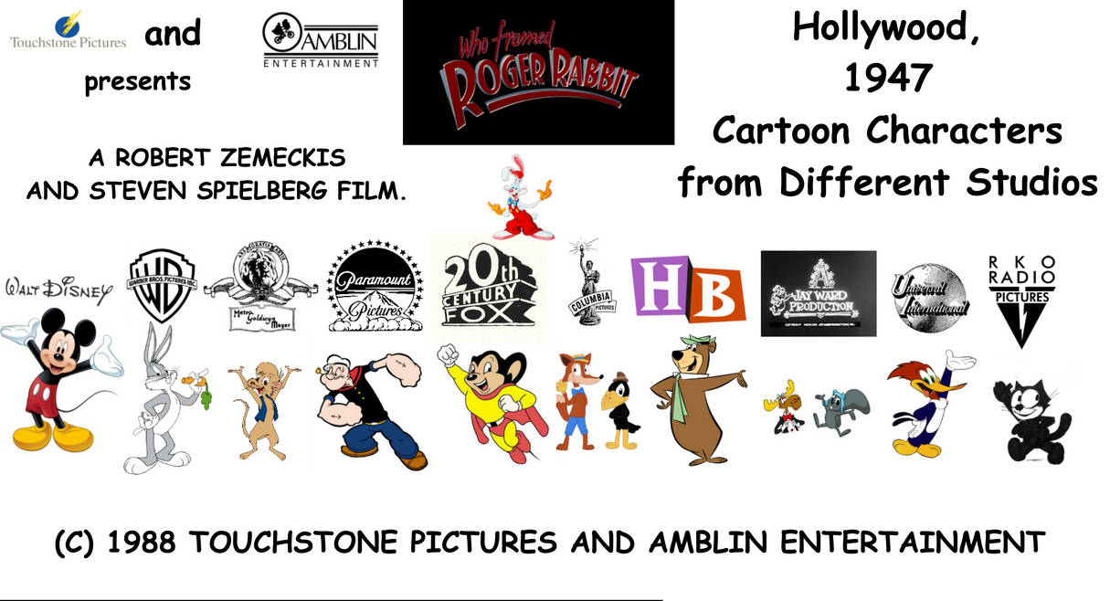 Who Framed Roger Rabbit (1988) with Toons by timmybrisbyfan1925 on