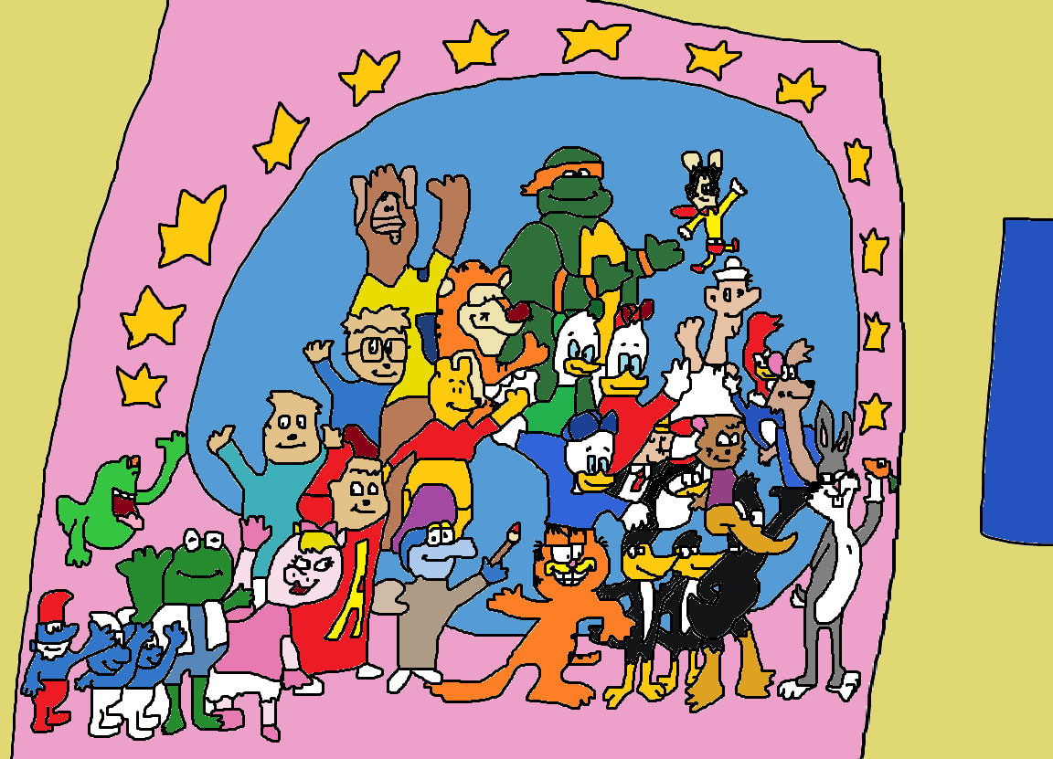 The Cartoon All-Stars Poster Scene by timmybrisbyfan1925 on DeviantArt The Cartoon All-Stars Poster Scene by timmybrisbyfan1925 on DeviantArt