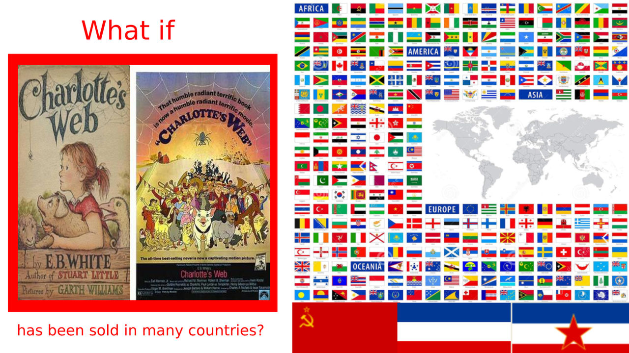 Uncommon Countries Sold in Many Countries: Charlotte's Web by timmybrisbyfan1925 on DeviantArt