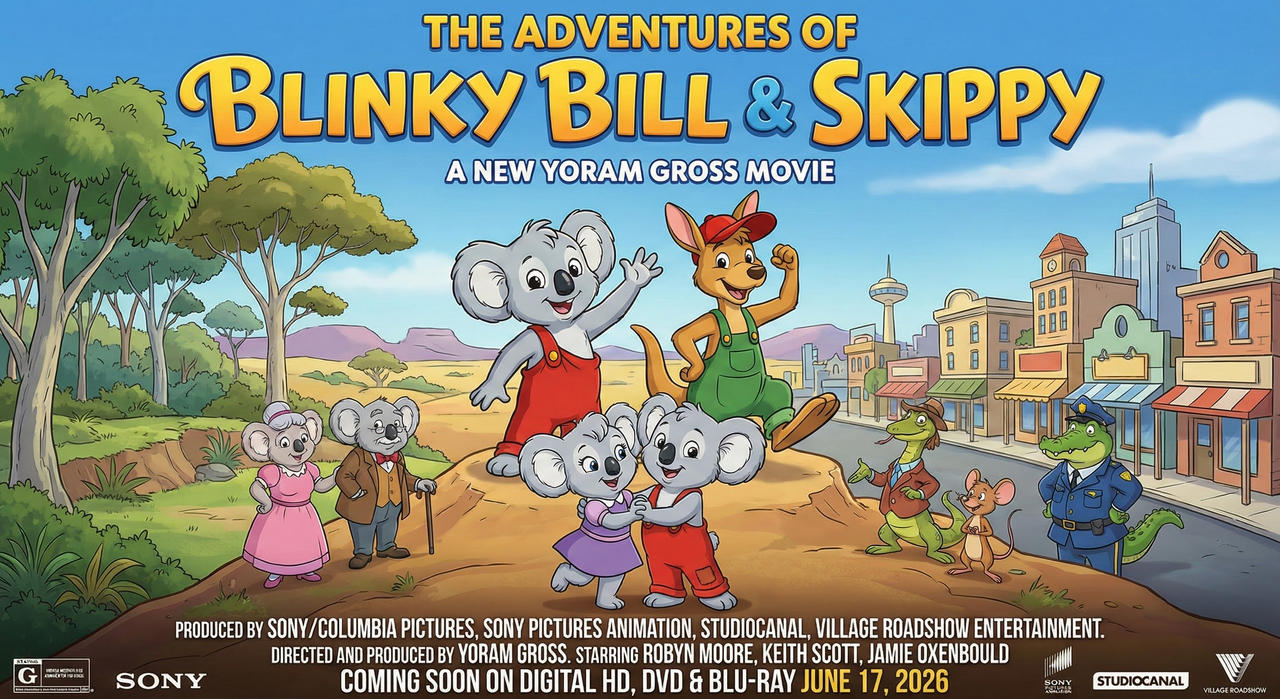 Simple Blinky The Adventures of Blinky Bill and Skippy Poster by timmybrisbyfan1925 ...