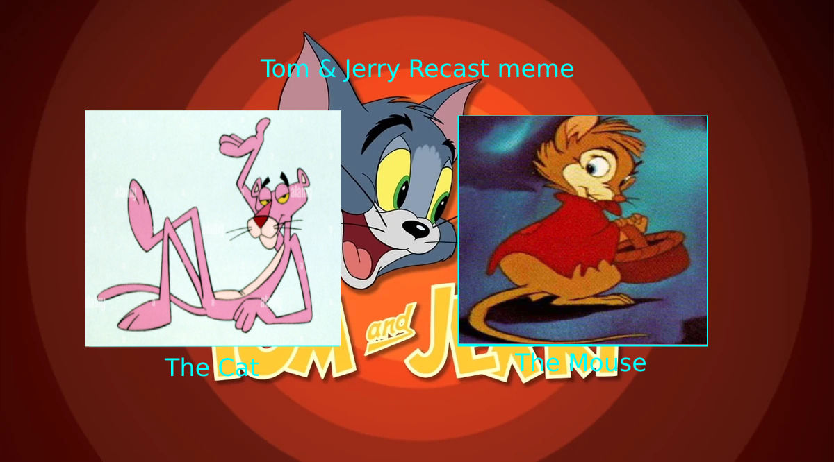 Pink Cole Rd Jerry The Pink Panther and Mrs. Brisby (Tom and Jerry) by timmybrisbyfan1925 ...
