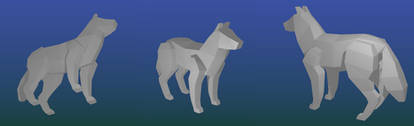 3D Wolf Model