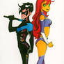 Nightwing and Starfire