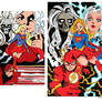 Draw it Again Supergirl and Flash Team Up