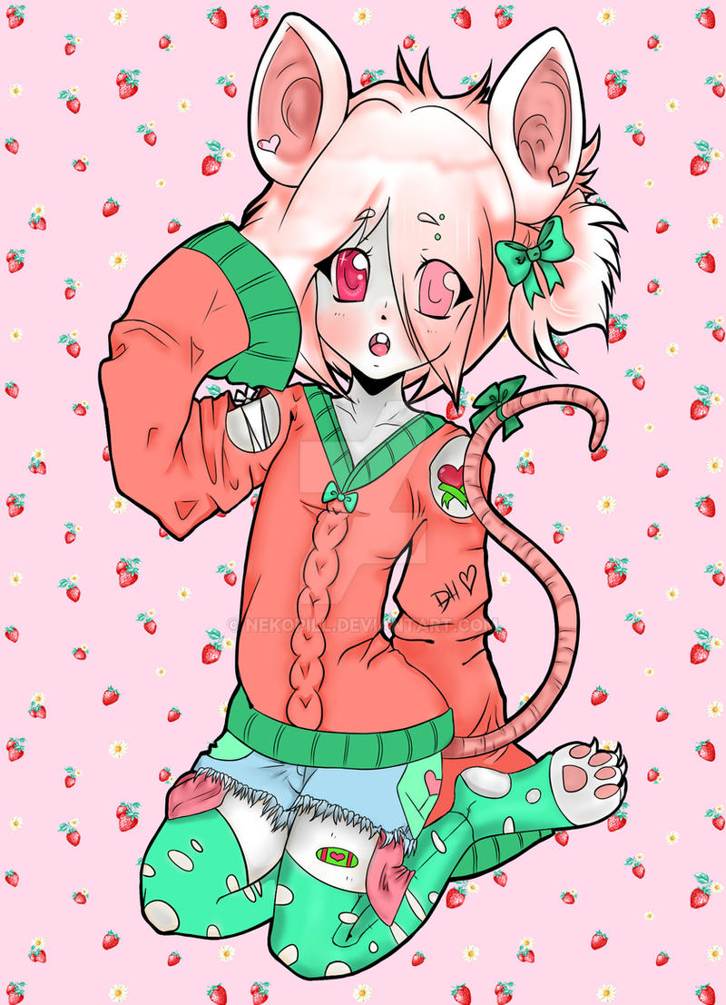 Mouse boy OC by NekoPill on DeviantArt