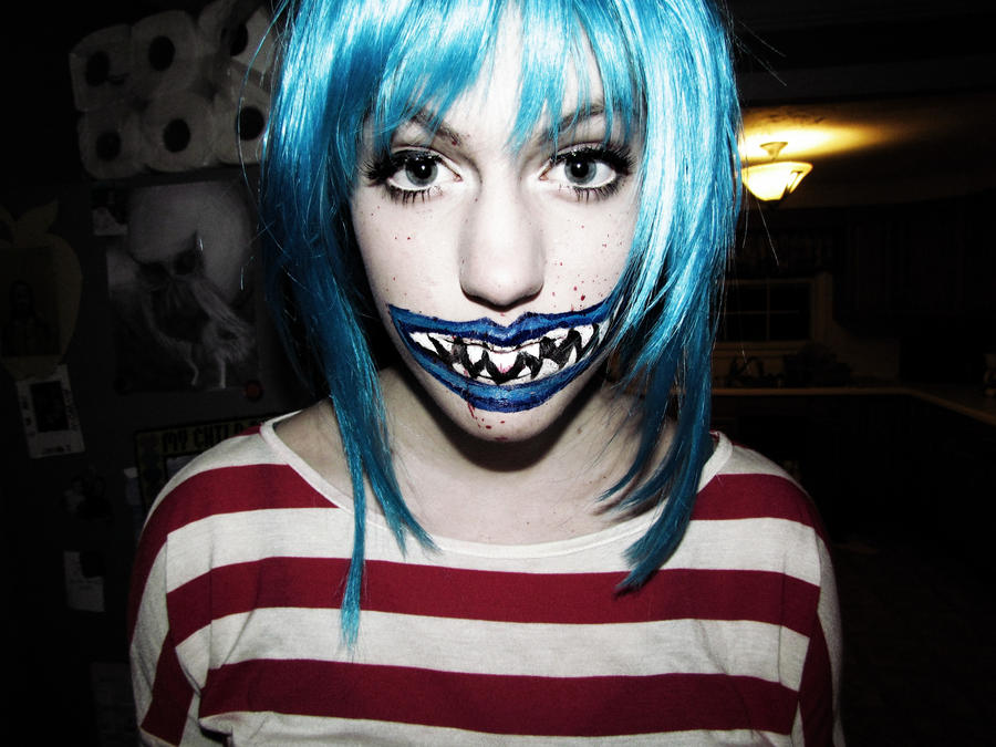 Blue haired monster