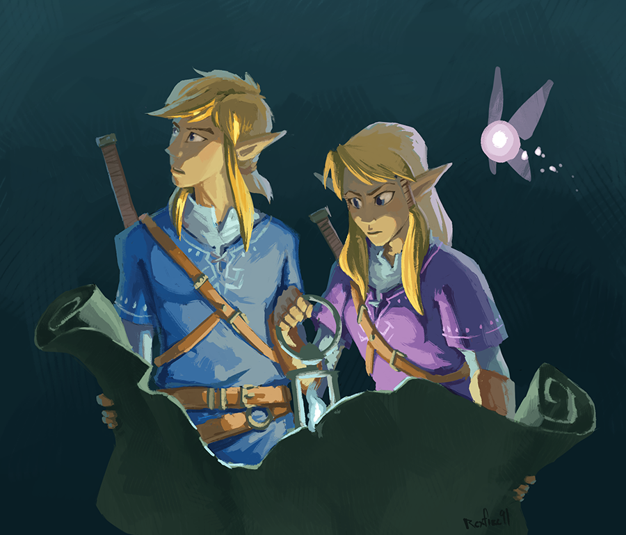 Link and Zelda