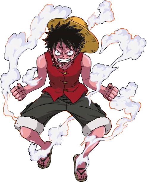 Luffy Render Deviantart Luffy Gear Second Render by BetzabeNaranja on DeviantArt