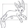 Star - Leafeon .:lineart:.