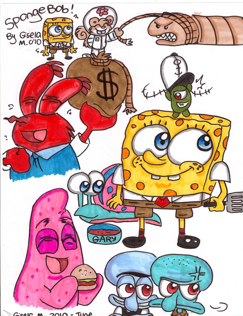 Spongebob Sketches by Violent-Rainbow on DeviantArt