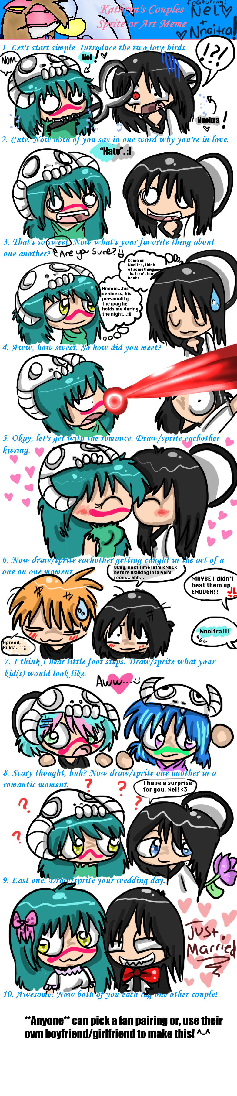 Bleach: Nel X Nnoitra Romance Meme