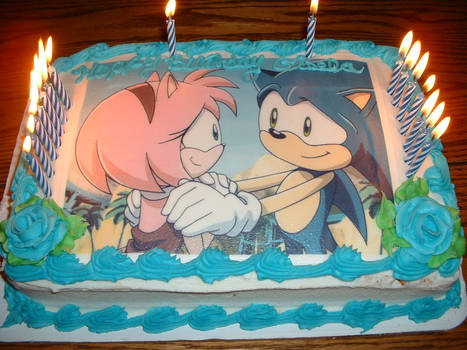 Sonic x Amy Cake