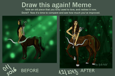 Draw This Again- Female Centaur!