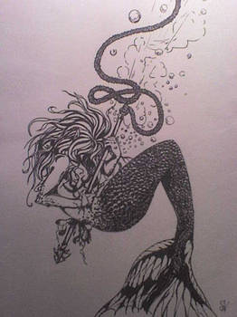 Dying mermaid