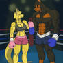 Roxie vs. Dobes, by Wendel2, colored by me
