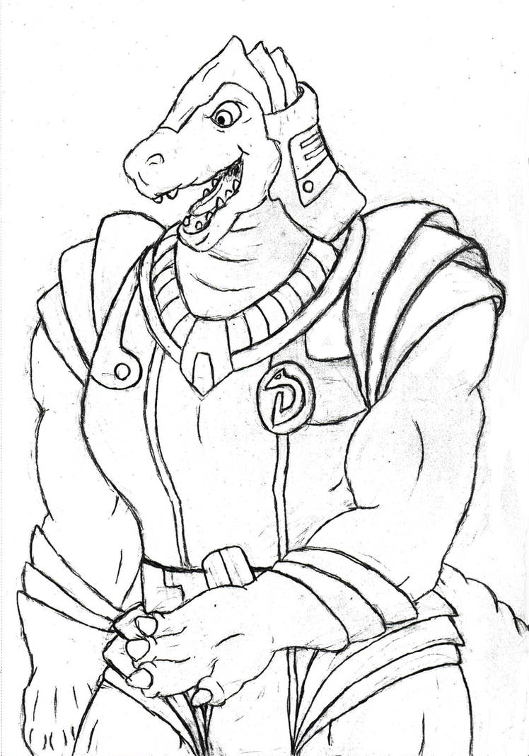 Allo Drawing Pencil sketch, Allo from Dinosaucers by animagusurreal on DeviantArt