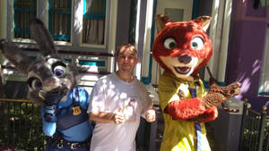 Me, Judy and Nick in Disney California Adventure