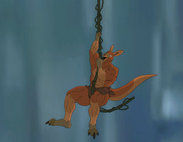 Tarzan Bruce v Bruce Rexlan, Dinosaucers animation