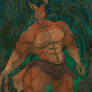Tarzan Bruce looks down at you