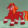 Pencil/color, My Little Pony Red/Race Horse