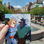 Belfort and Lupin as Road Rovers in EPCOT