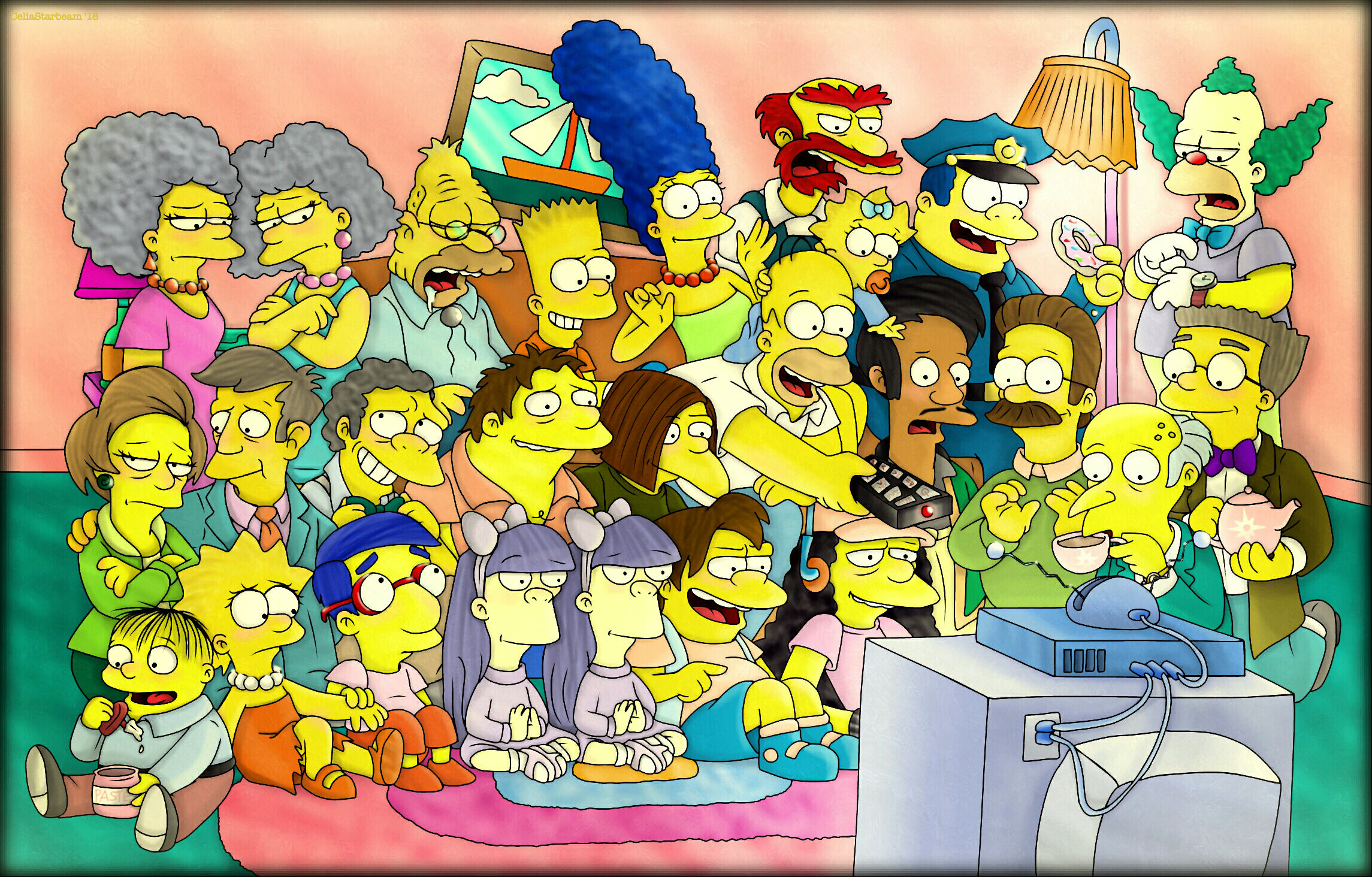 The Simpsons by CeliaMuntz on DeviantArt