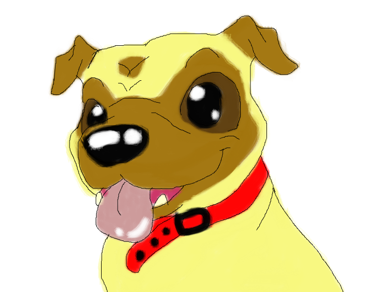 Pug (dump drawing)